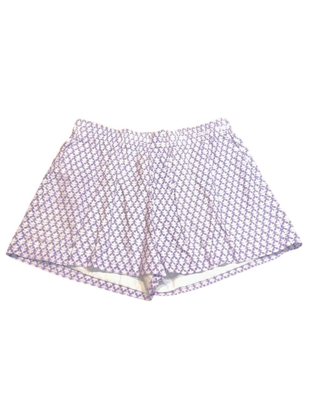 BOO GEMES Lilac Print Shorts NWT! Size L